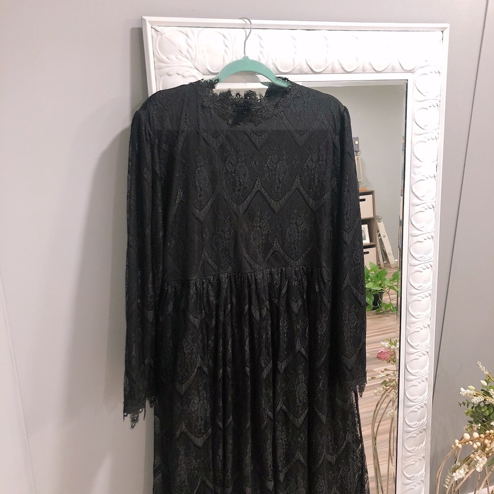 Dainty Jewells Black Lace Dress NWOT - Picture 2 of 10